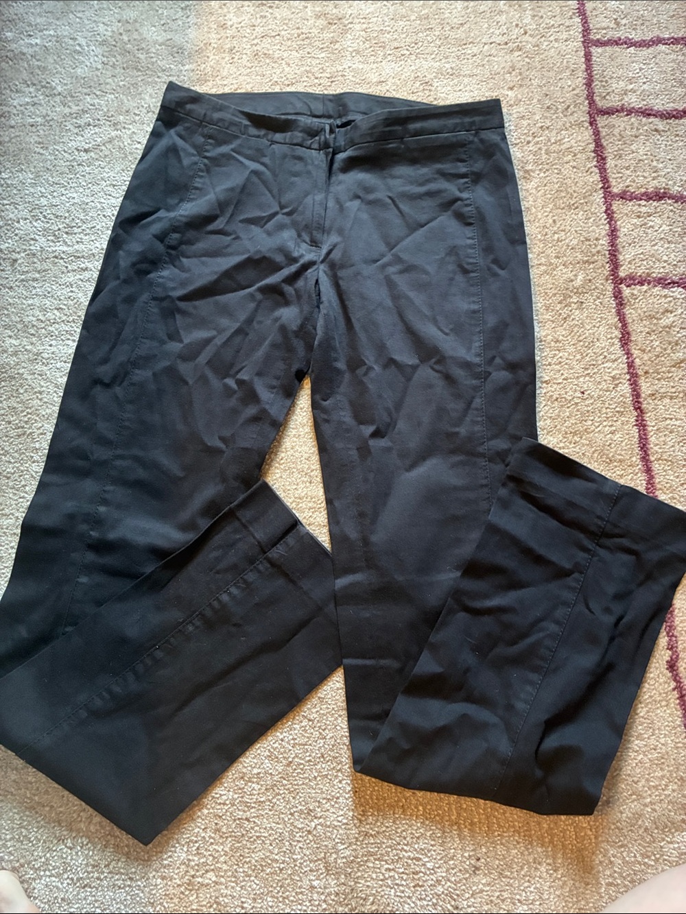 Costume National Black Dress Pants - Classic Straight Fit